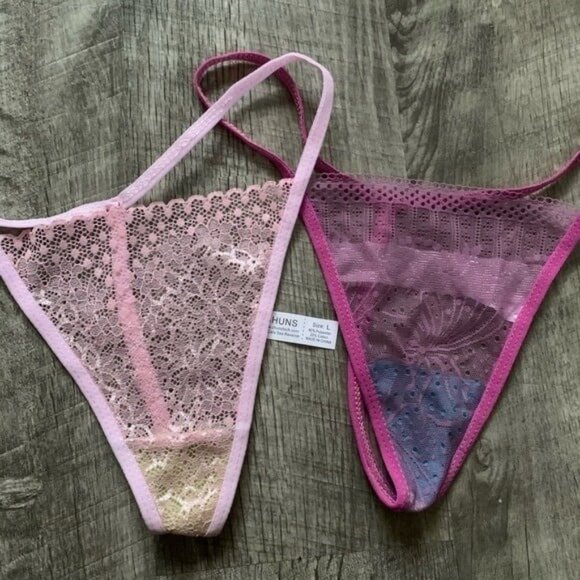 NEW Women’s 7 Pairs Lace G-String Thong Set S/M - Picture 2 of 4